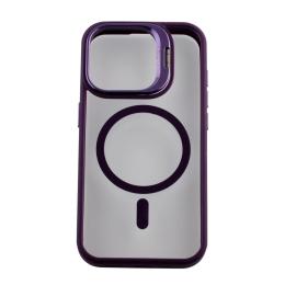 Чохол-накладка Infinity MagSafe CAMERA GLASS PROTECTION для iPhone 15 Dark Purple (2000000372242)