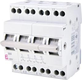 Автоматичний вимикач ETI SSQ 425 1-0-2, 4p 25A (2421444) White