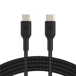 Дата-кабель Belkin Braided Silicone USB-C - USB-C Black 1m (CAB004BT1MBK)