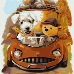 Картина за номерами Ідейка KHO4382 Дружня подорож, 40 х 40