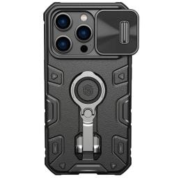 Чохол-накладка Nillkin CamShield Armor Pro no logo (шторка на камеру) для Apple iPhone 14 Pro Max Black