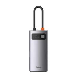 USB-хаб Baseus Metal Gleam Series 4-in-1 WKWG070113 Silver