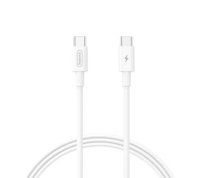 Дата-кабель Remax Marlik RC-191 1m Type-C(тато) - Type-C(тато) White 65W