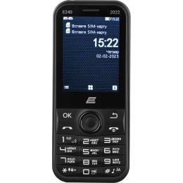 Кнопковий телефон 2E E240 2022 Black Dual Sim