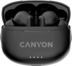 Бездротові навушники Canyon TWS-8 Black (CNS-TWS8B)
