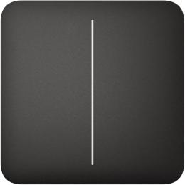 Клавіша для вимикача Ajax SoloButton 2-gang для LightSwitch Jeweler Black (000029797)