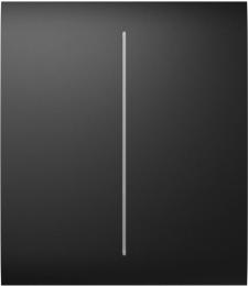 Клавіша для вимикача Ajax CenterButton 2-gang for LightSwitch Jeweler Black (000029801)