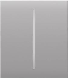 Клавіша для вимикача Ajax CenterButton 2-gang for LightSwitch Jeweler Fog (000029818)