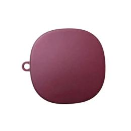 Чохол для навушників Infinity Case solid color Matte Hard PC Plastic Earphone Cover для Baseus Encok WM01 Plus Bordo