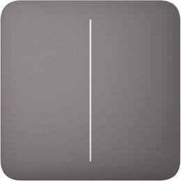 Клавіша для вимикача Ajax SoloButton 2-gang для LightSwitch Jeweler Gray (000029826)