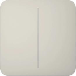 Клавіша для вимикача Ajax SoloButton 2-gang для LightSwitch Jeweler Oyster (000029844)