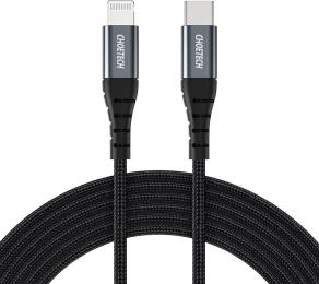 Дата-кабель Choetech IP0041-BK Type-C (тато) - Lightning (тато), 2m Accent Black