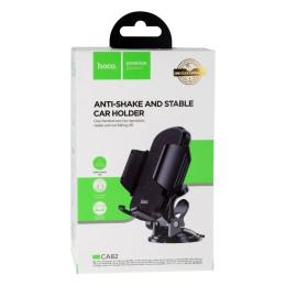 Тримач в авто Hoco CA82 Black розсувна система фіксації