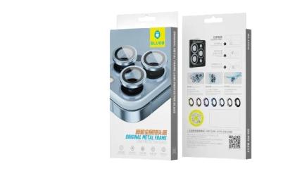 Захисне скло для камери Blueo Metal Frame Lens Protector Glass Apple iPhone 14/iPhone 14 Plus Black