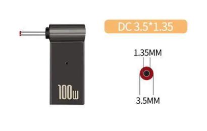 Перехідник STLab PD100W-3.5x1.35mm Type-C (мама) - DC 3.5x1.35mm (тато) ASUS для заряджання ноутбука