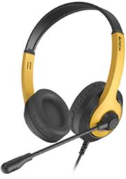 Накладні навушники A4Tech Fstyler FH100U Black Yellow (4711421977111)