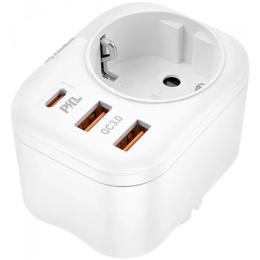 Адаптер живлення для телефона Gelius Moxie GP-HC050 White (90472)