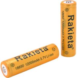 Акумулятор PowerMaster Rakieta 18650 Li-Ion 12000 мАг 3.7 В 2 шт (YT29481)