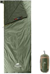 Спальний мішок Naturehike Lightweight Summer LW180 NH21MSD09 Green (15C) XL (6927595777961)