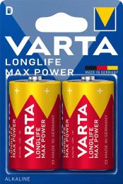 Батарейка Varta Longlife Max Power LR20 2 шт