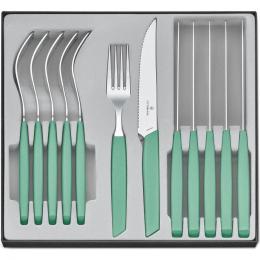 Набір столових приборів Victorinox Swiss Modern Table Set Vx69096.12W41.12 Mint Green 12шт