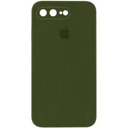 Чохол-накладка EpiK Silicone Case Square Full Camera Protective (AA) Apple iPhone 7 plus/8 plus Dark Olive