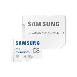 Карта памяті Samsung 128GB microSDXC Class 10 UHS-I U3 V30 Pro Endurance + SD adapter MB-MJ128K