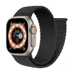Ремінець для смарт-годинника Infinity Braided Solo Loop для Apple watch (38-40mm) Black