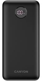 Зовнішній портативний акумулятор Canyon PB-2002 20000mAh Black (CNE-CPB2002B) 20W