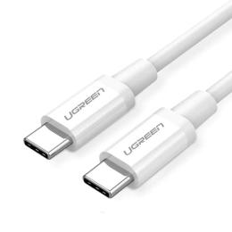 Дата-кабель Ugreen US264 White USB Type-C to USB Type-C 60W ABS Cover 3A 0.5m (60517)