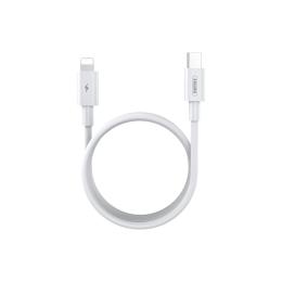 Дата-кабель Remax Marlik Type-C (тато) - Lightning (тато) 2M White 20W (RC-175i-w)