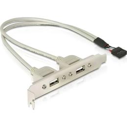 Планка розширення KINGDA B00103 USB 2.0, на задню панель, 2 порти