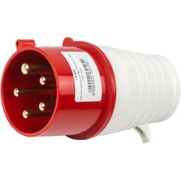 Вилка кабельна HiSmart 32 A Red 3P+E+N 380 В IP44 (LX-025)