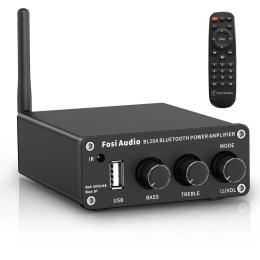 Підсилювач звуку Fosi Audio BL20A Black Bluetooth 5.0 2x100W