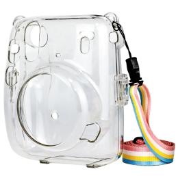 Чохол для фотоапарата Infinity Dustproof для Fujifilm Instax Mini 11 Transparent з плечовим ременем