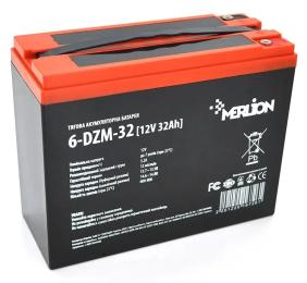 Акумулятор для ДБЖ Merlion 12V 32AH (6-DZM-32/16726) AGM