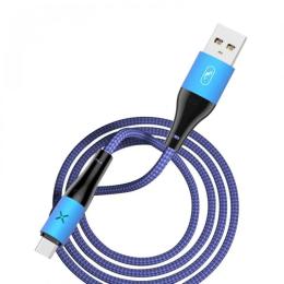 Дата-кабель SkyDolphin USB-000568, USB ( тато) - USB( тато) Type-C, 1m Blue