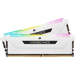 Оперативна память Corsair 32GB (2x16GB) DDR4 3200 MHz Vengeance RGB PRO SL (CMH32GX4M2E3200C16W)