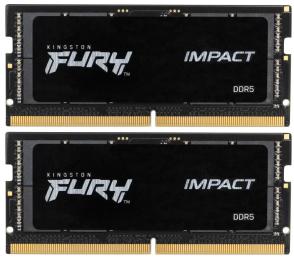 Оперативна память Kingston FURY 64GB (2x32GB) SO-DIMM DDR5 5600 MHz Impact (KF556S40IBK2-64)