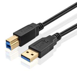 Дата-кабель Dell USB-A 3.0 (тато) - USB-B 3.0 (тато) 1.8 м Black (5KL2E22501)