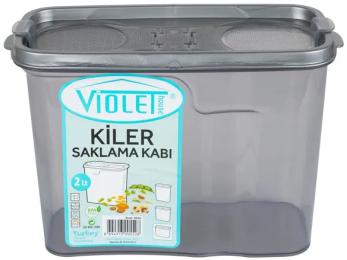 Харчовий контейнер Violet House 0552 Transparent Black 2 л