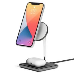 Бездротовий зарядний пристрій Native Union Snap 2-in-1 Magnetic Wireless Charger SNAP-2IN1-WL-BLK Black