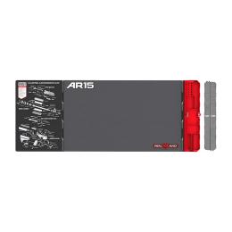 Килимок настольний Real Avid AR-15 Master Armorers Mat Gray Red в кейсі (AVMAM-AR)