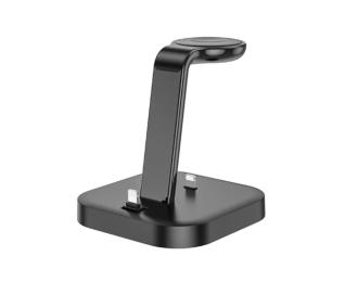 Бездротовий зарядний пристрій Hoco CW43 Black 3-in-1