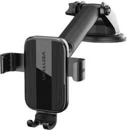 Тримач в авто Vention (KCOB0) Black 3х контактний, з регулюванням