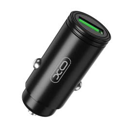 Автомобільний адаптер для телефона XO CC39 Black 1 USB QC3.0