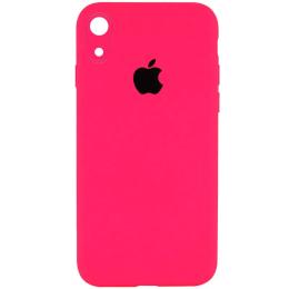 Чохол-накладка EpiK Silicone Case Square Full Camera Protective (AA) для Apple iPhone XR Barbie Pink