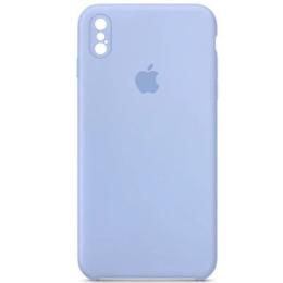 Чохол-накладка EpiK Silicone Case Square Full Camera Protective (AA) для Apple iPhone XS Max Lilac Blue
