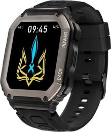 Смарт-годинник Gelius Pro GP-SW007 Tactical Navy Black Bluetooth call (IP68)