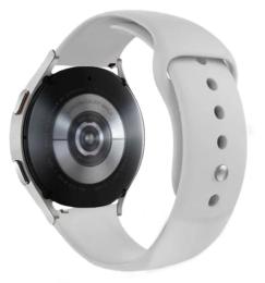 Ремінець для смарт-годинника Infinity SILICONE для Galaxy watch 22 mm White